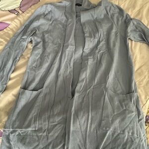 Staccato Women's Soft Gray Open Front Cardigan